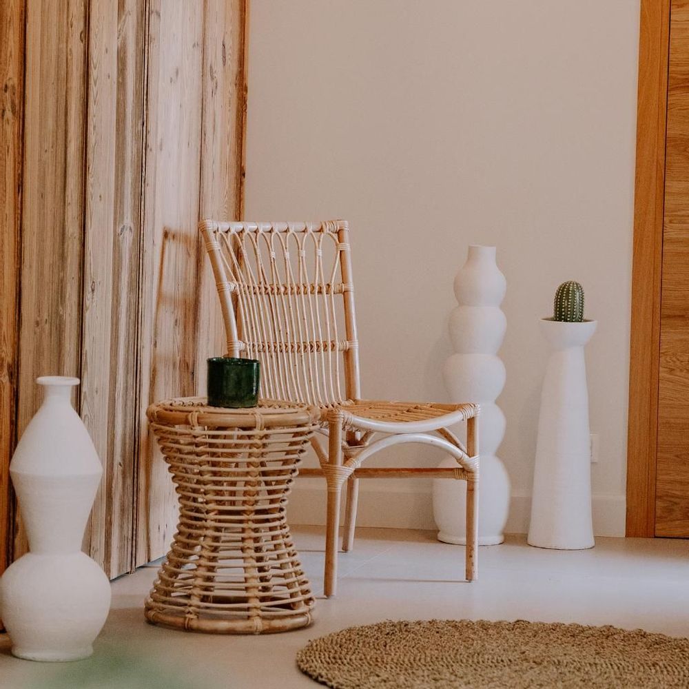 Coffee tables - MANA - Rattan Pedestal - HYDILE