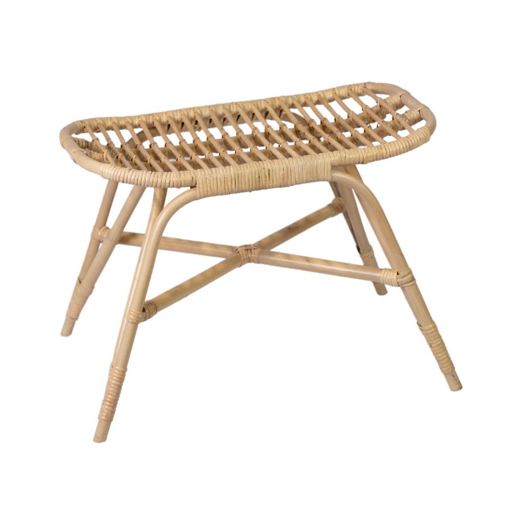 Petits canapés - LOUK - Petit banc en rotin naturel - HYDILE