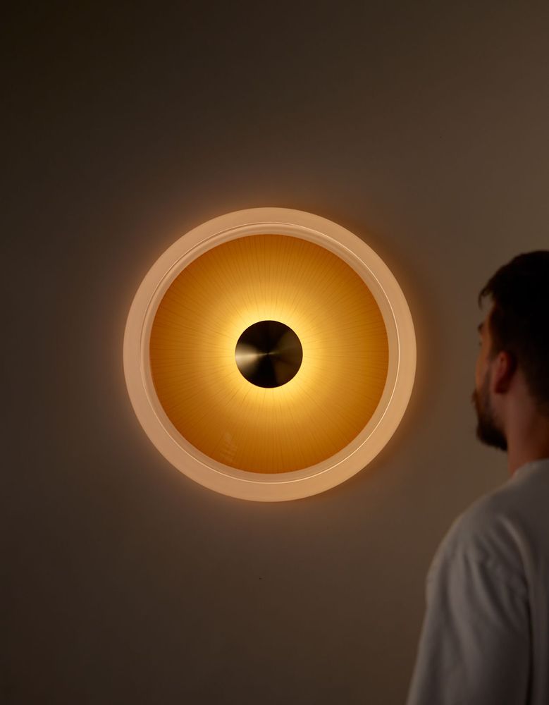 Art glass - Iris wall lamp - ATELIER STOKOWSKI