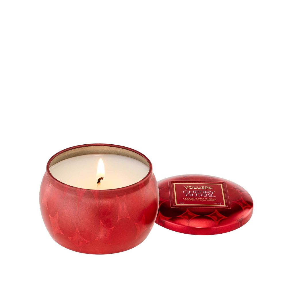Candles - Cherry Gloss Mini Tin - VOLUSPA