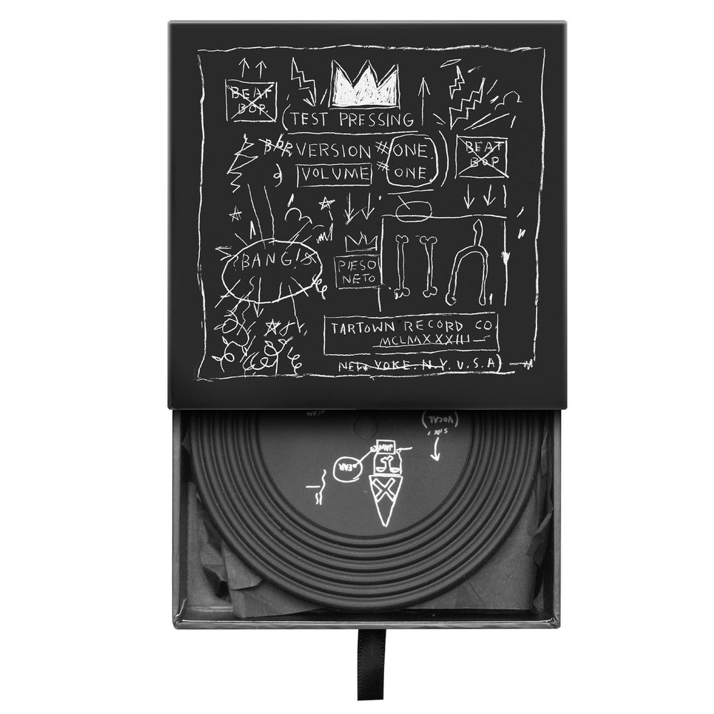 Cadeaux - Sous-verres BEAT BOP de Jean-Michel Basquiat (Ensemble de 4) - ROME PAYS OFF
