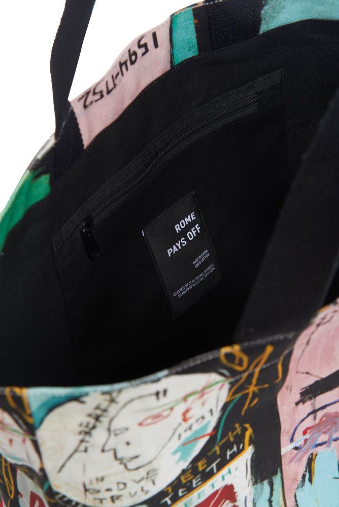 Sacs et cabas - Sac à bandoulière Jean-Michel Basquiat EN ITALIEN - ROME PAYS OFF
