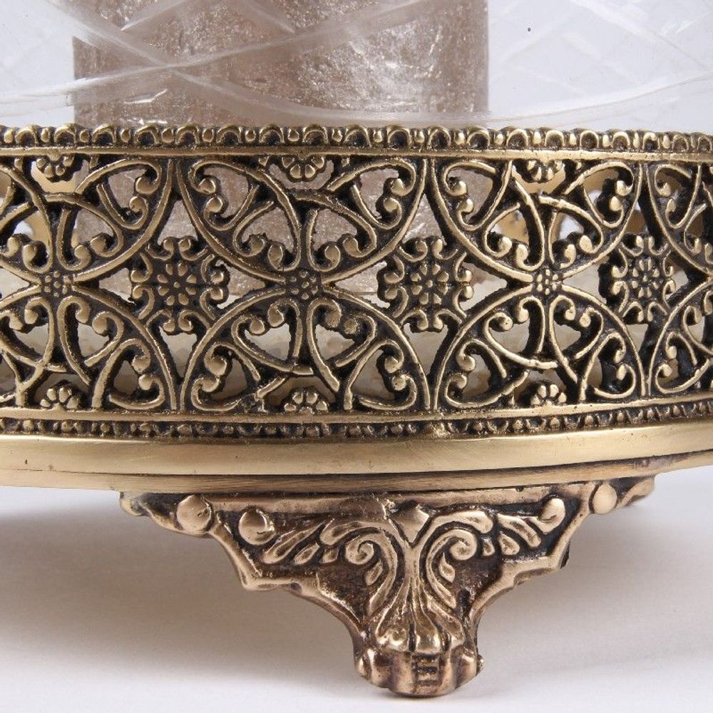 Objets de décoration - Hurricane en laiton 30 cm - BAROQUE COLLECTION - DUTCH STYLE