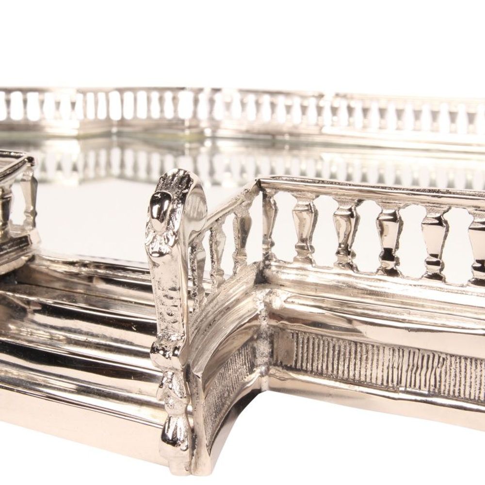 Objets de décoration - Miroir à plateau en laiton 85 cm - DUTCH STYLE