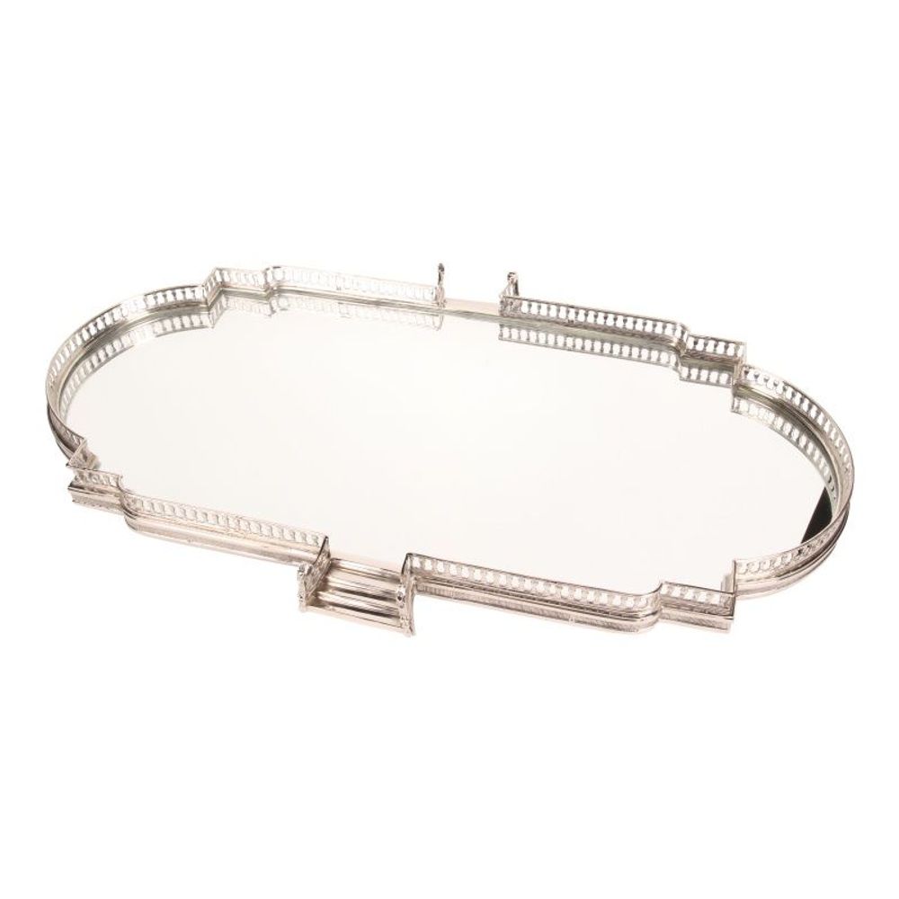 Objets de décoration - Miroir à plateau en laiton 85 cm - DUTCH STYLE
