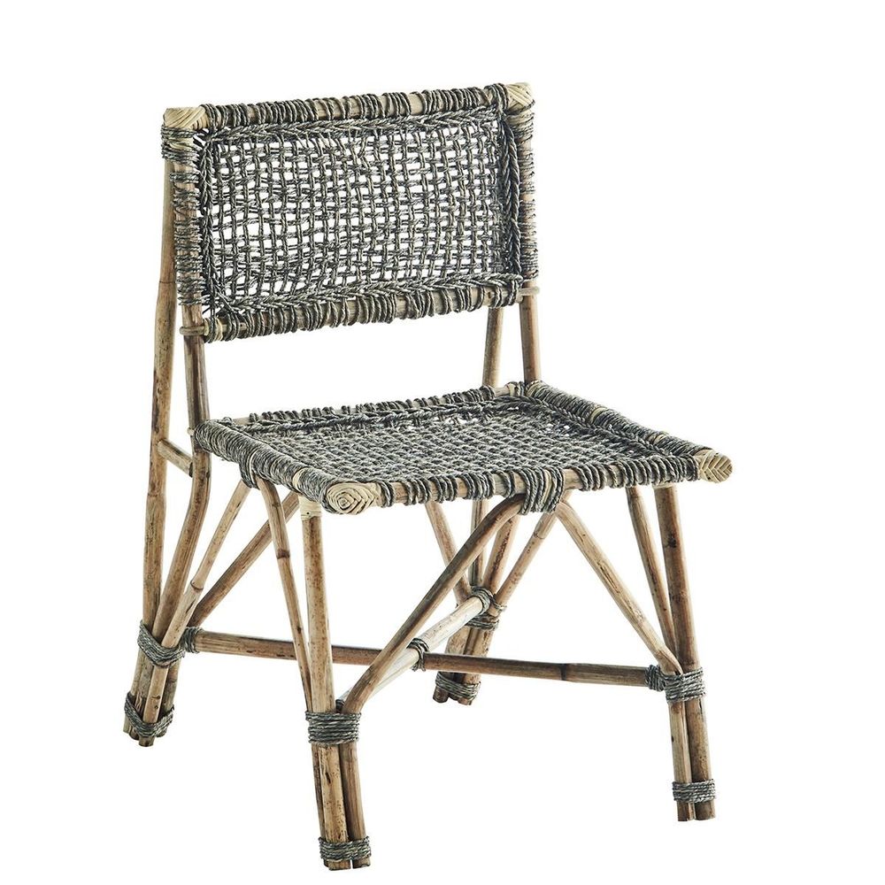 Design objects - Bamboo chair with woven fabric. - MADAM STOLTZ