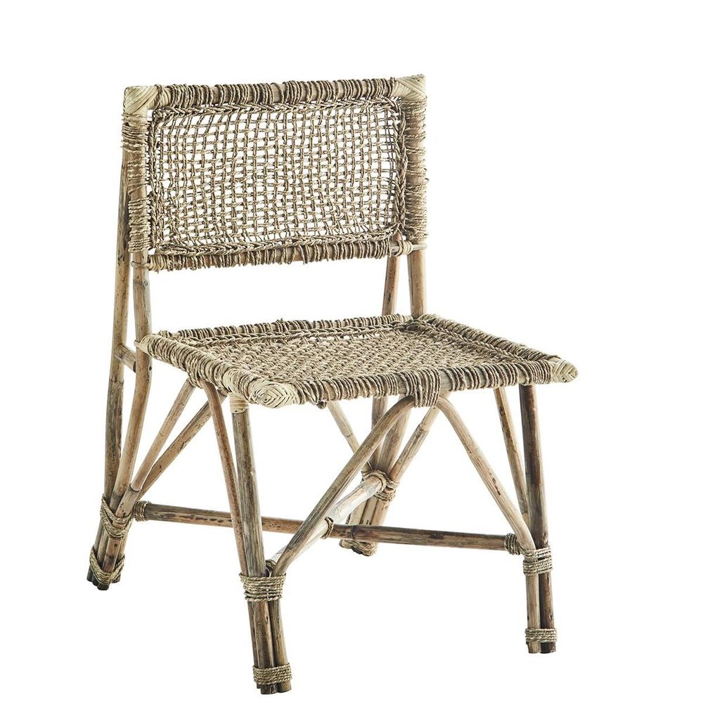 Design objects - Bamboo chair with woven fabric. - MADAM STOLTZ