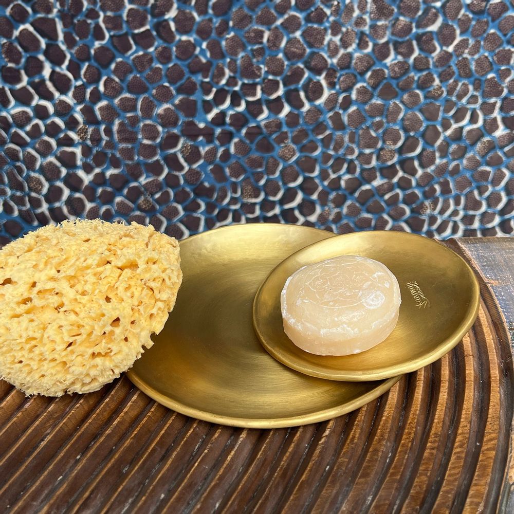 Decorative objects - 'MOON' MINI GOLD SMOOTH BRASS CUP - KARAWAN AUTHENTIC
