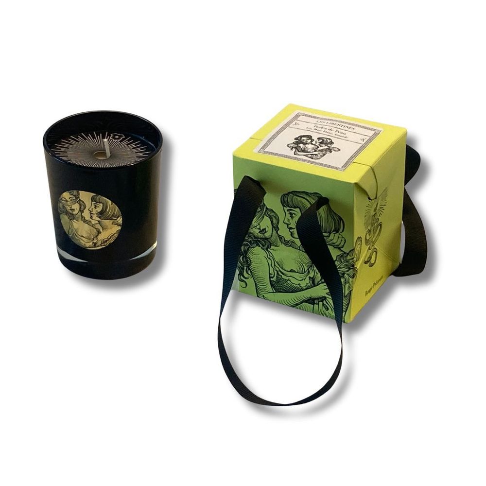 Decorative objects - Scented Candle: Skin Pearls - 180g. Iris/White Musk/Almond - YLUSTRE