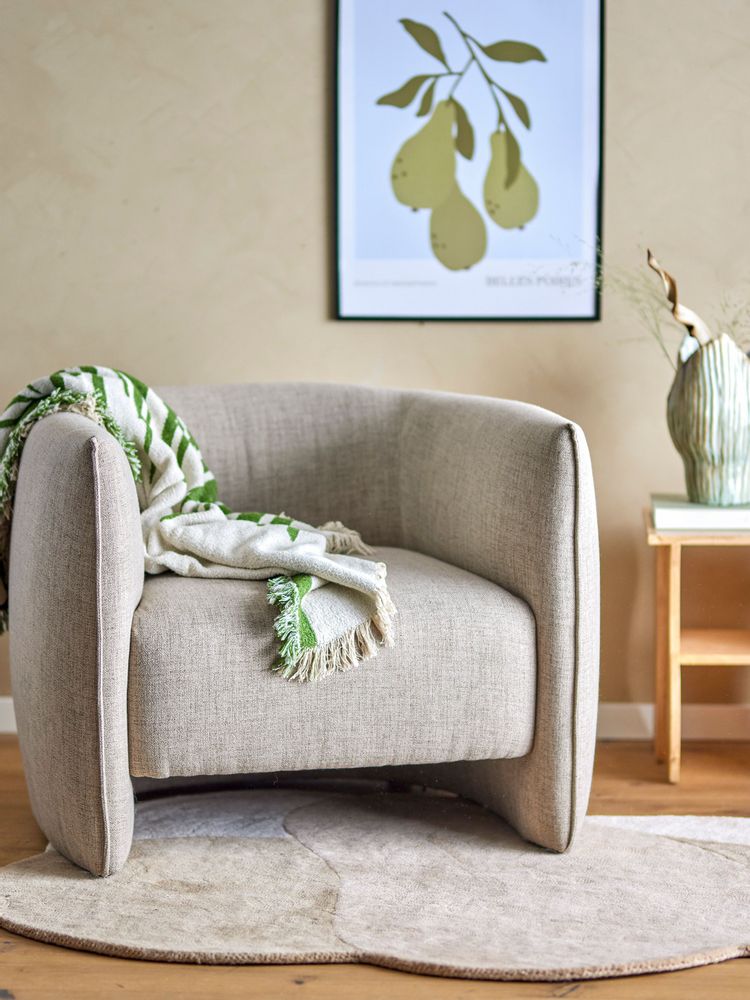 Chaises longues - Bacio Chaise de salon, Nature, Polyester Recyclé - BLOOMINGVILLE MULTIBRAND HOUSE