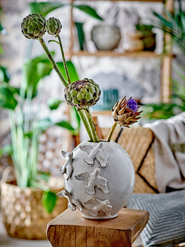 Vases - Abira Vase, Nature, Grès - CREATIVE COLLECTION