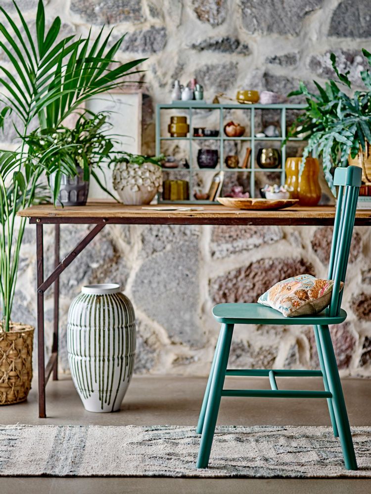 Cushions - Troon Cushion, Green, Cotton - CREATIVE COLLECTION