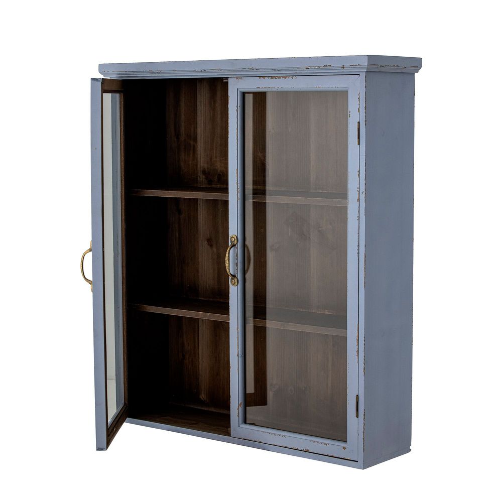 Bookshelves - Hazem Cabinet, Blue, Firwood - CREATIVE COLLECTION