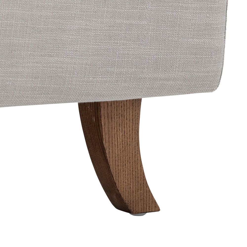 Lounge chairs - Augusta Lounge Chair, Nature, Polyester - CREATIVE COLLECTION