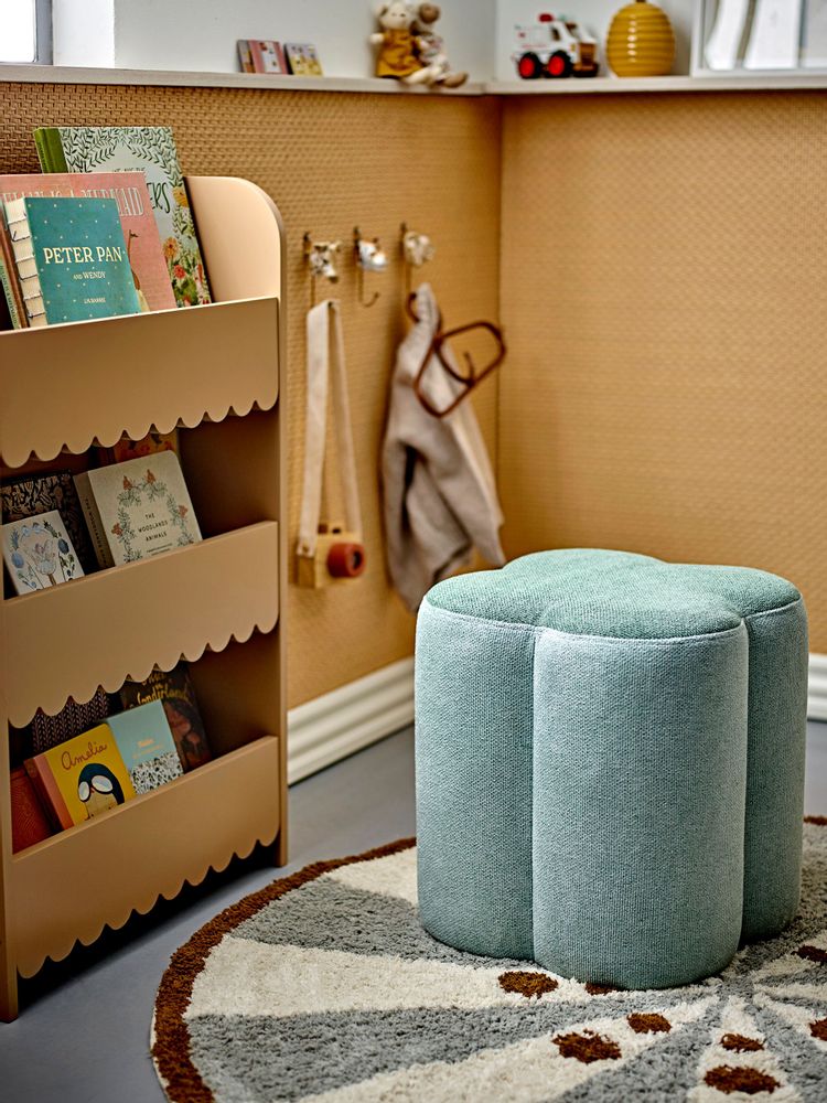 Repose-pieds - Sissel Pouf, Verte, Polyester - BLOOMINGVILLE MINI