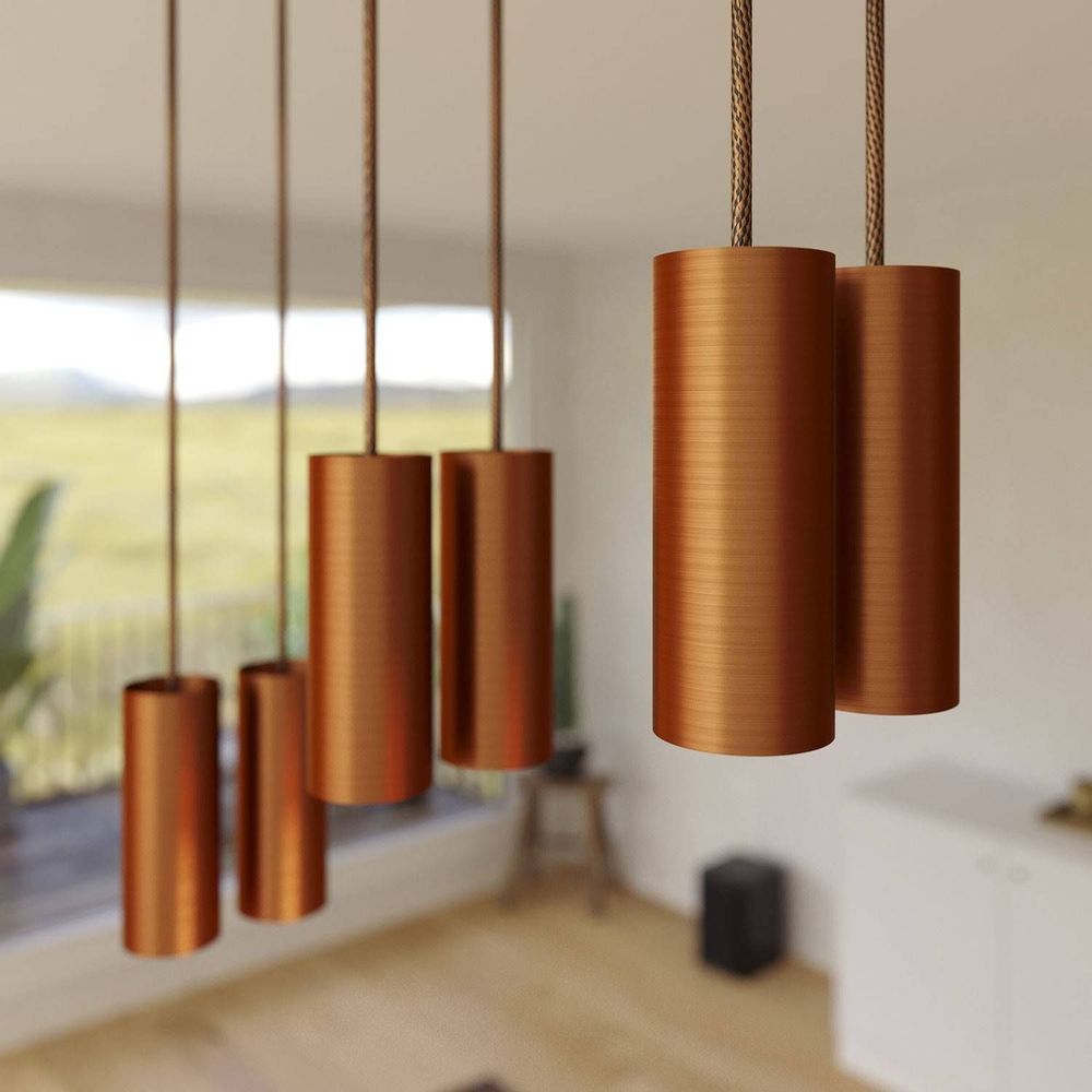 Spots - Tub-E14, tube pour spot pour lampe à suspension unique ou multiple - CREATIVE CABLES