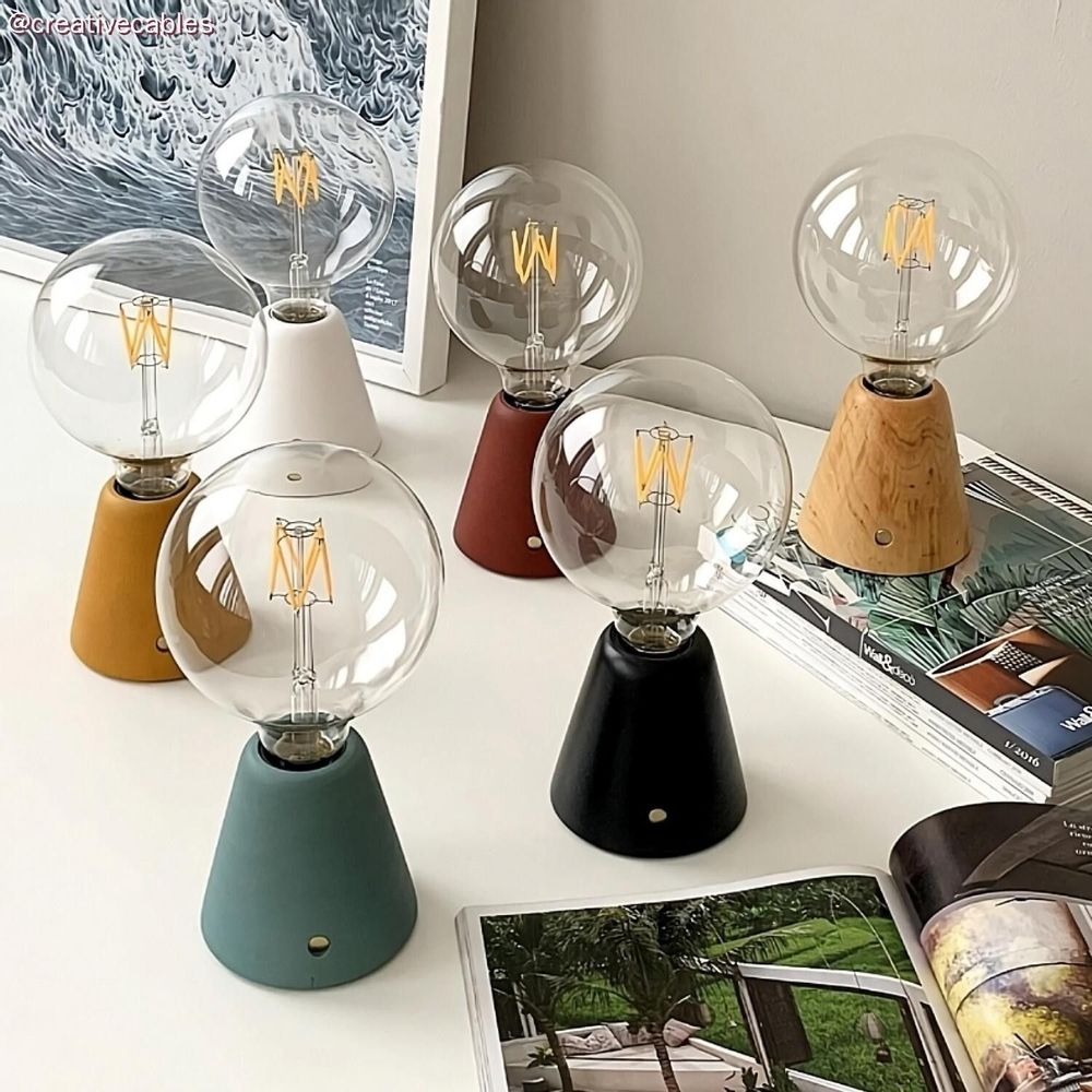 Design objects - Cabless01, rechargeable LED portable lamp - CREATIVE CABLES