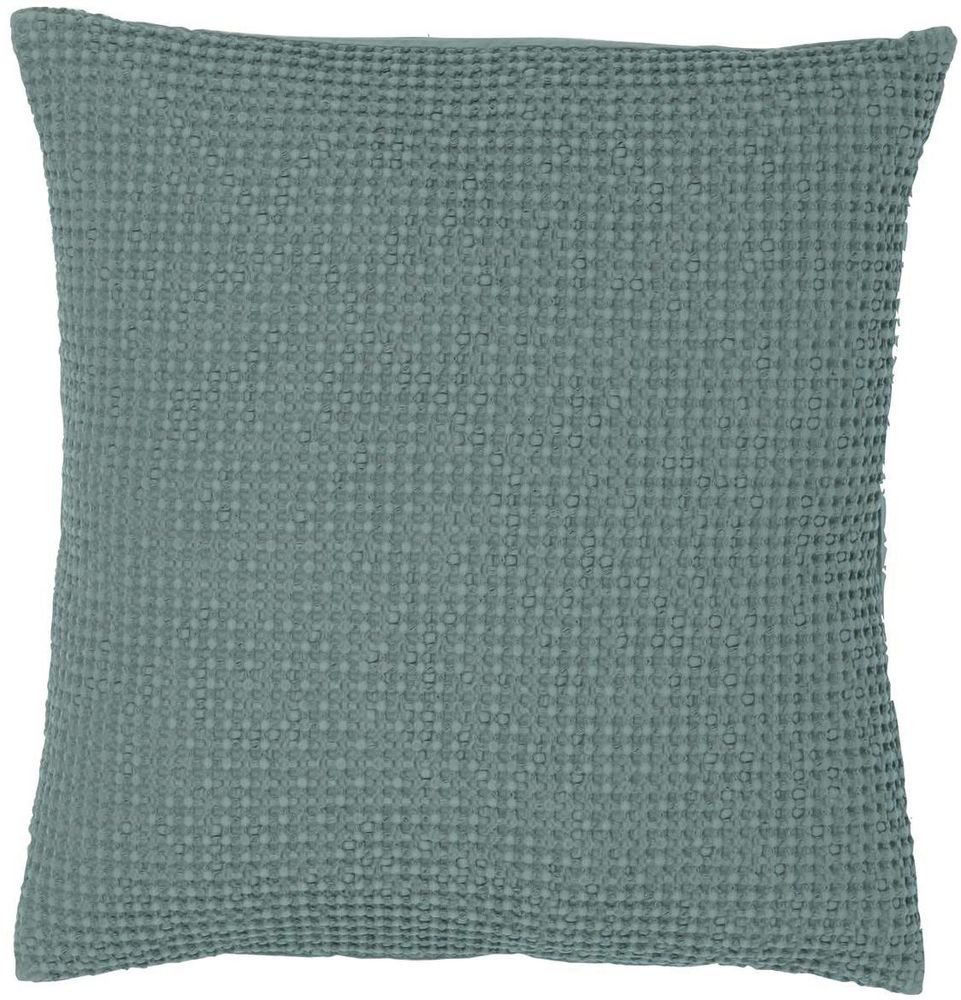 Coussins - Coussin recyclé Maia Vert de gris 45 x 45 - MAISON VIVARAISE - SDE VIVARAISE WINKLER