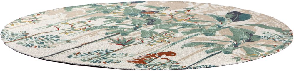 Tapis - Tapis Raja outdoor Multico diamètre 160 cm - MAISON VIVARAISE - SDE VIVARAISE WINKLER