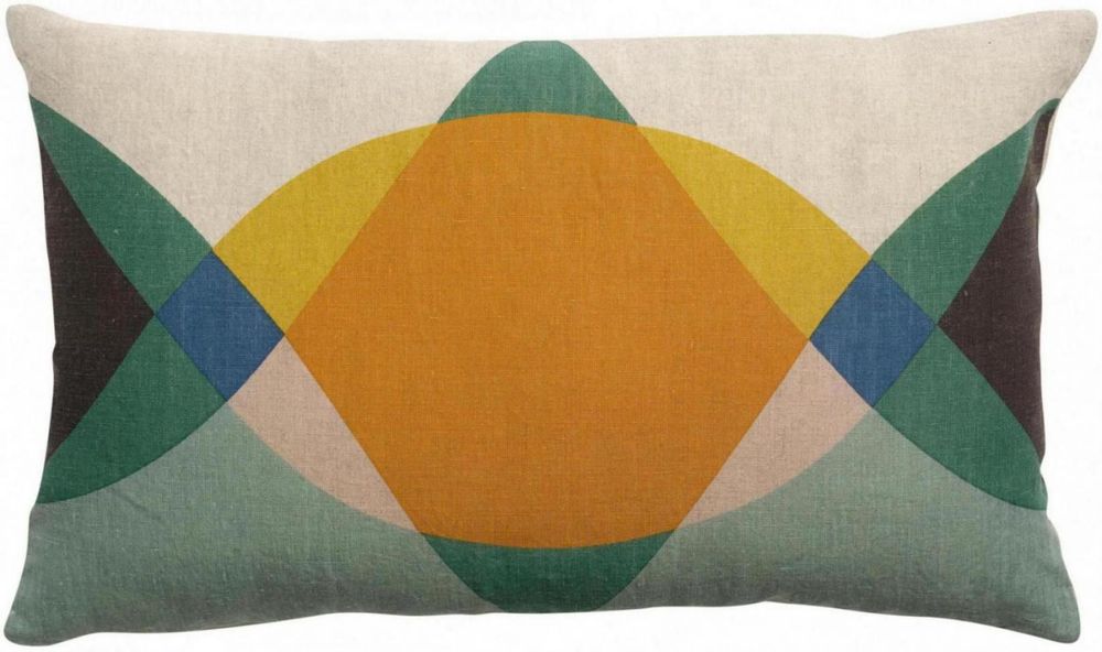 Coussins - Coussin imprimée Zeff Malory Opaline 30 x 50cm - MAISON VIVARAISE - SDE VIVARAISE WINKLER