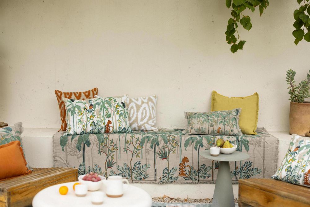 Bed linens - Zeff Raja comforter Multico 85 X 200 - MAISON VIVARAISE - SDE VIVARAISE WINKLER