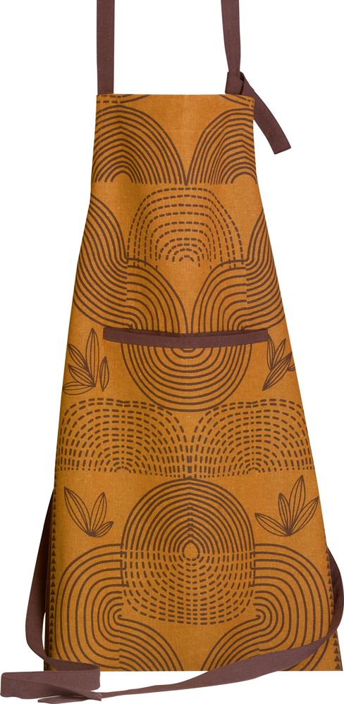 Tabliers de cuisine - Tablier de cuisine recyclé Etna Ambre 72 x 85 - MAISON VIVARAISE - SDE VIVARAISE WINKLER