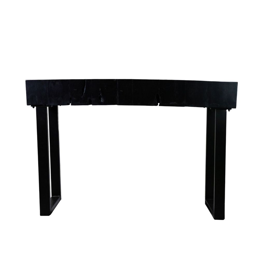 Console table - FOREST - Black teak console - HYDILE