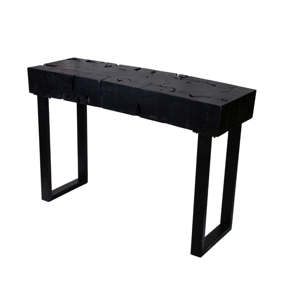 Console table - FOREST - Black teak console - HYDILE