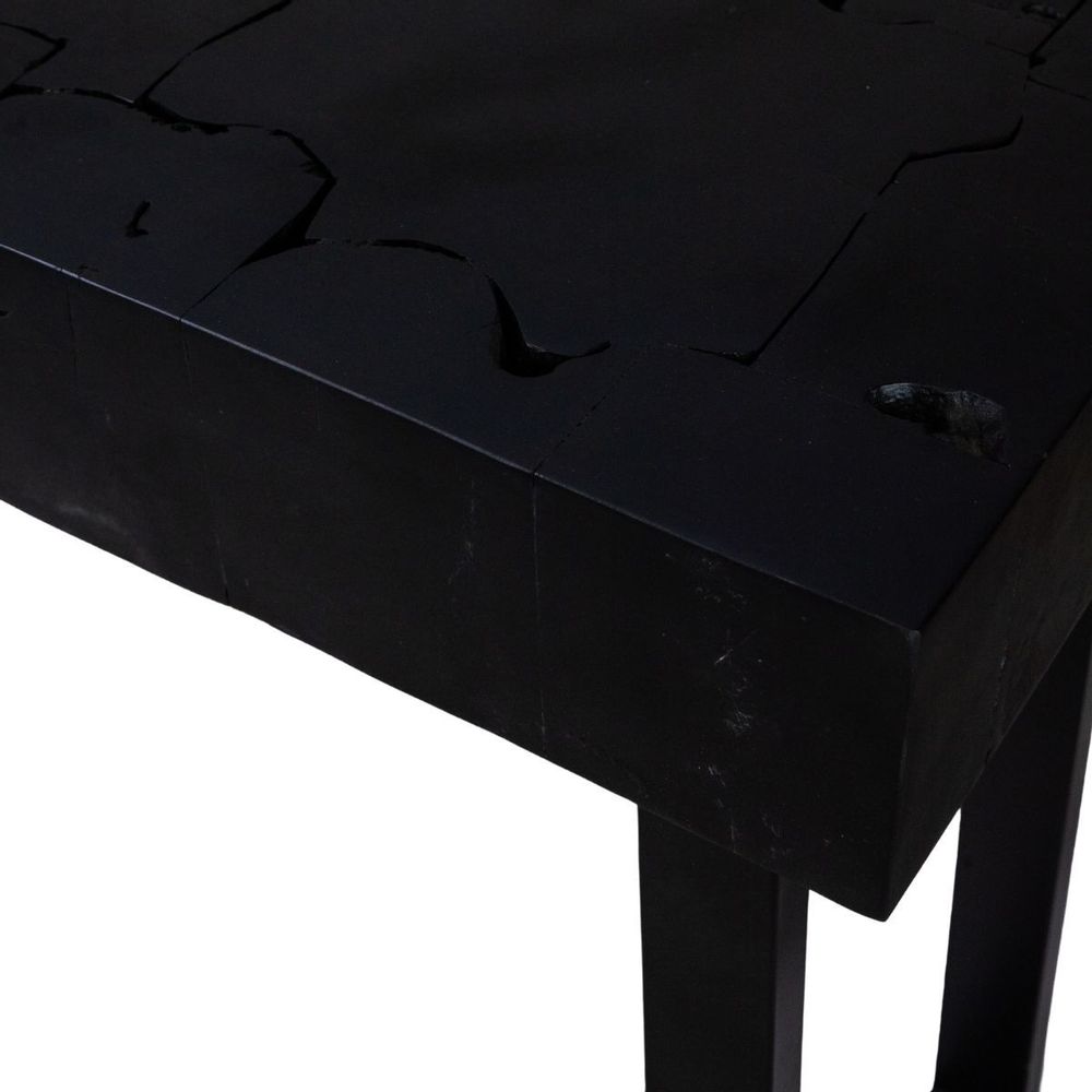 Console table - FOREST - Black teak console - HYDILE