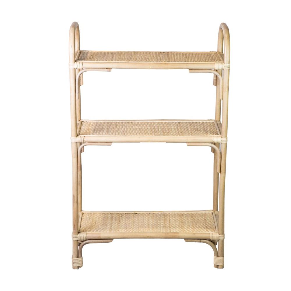 Shelves - MAKO - Natural Finish Rattan Shelf - HYDILE