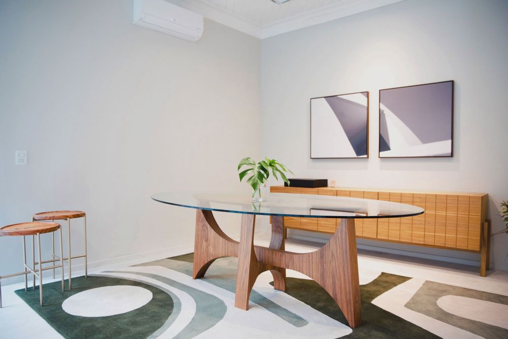 Desks - "PLANALTO" DINING TABLE IN NATURAL WOOD - ALESSANDRA DELGADO DESIGN