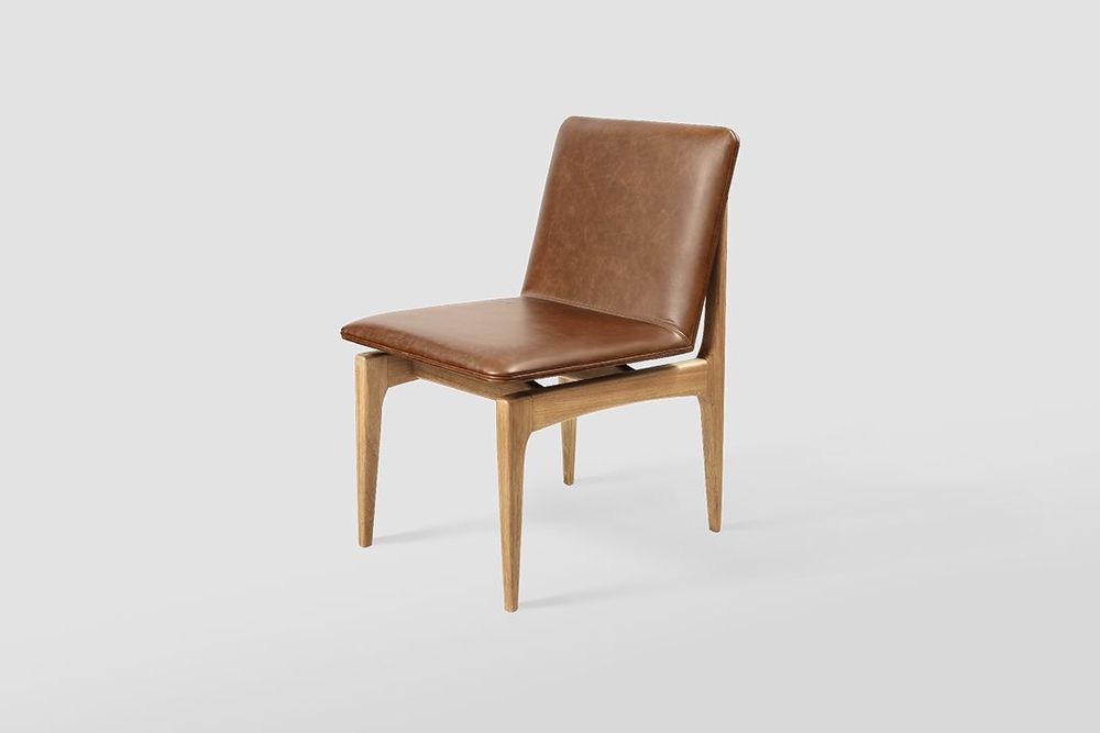 Transats - "OSCAR" CHAISE MINIMALISTE EN BOIS MASSIF - ALESSANDRA DELGADO DESIGN