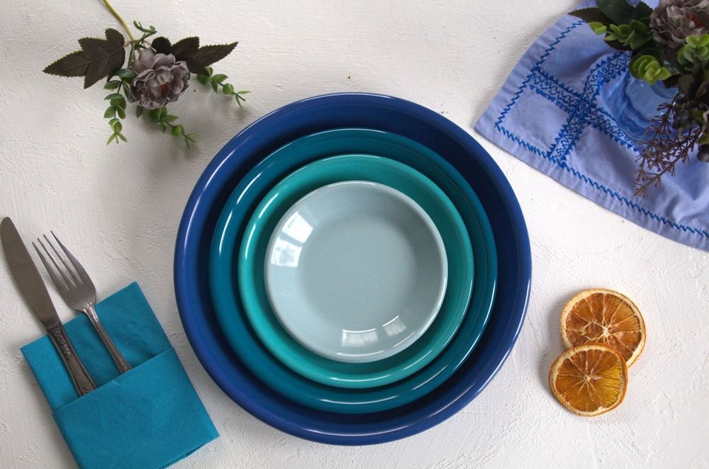Couverts & ustensiles de cuisine - Assiettes en émail - ELIFLE ENAMELWARE
