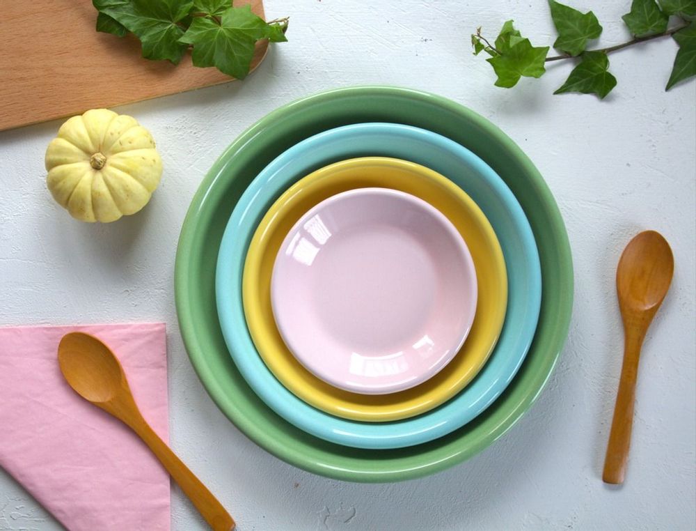 Couverts & ustensiles de cuisine - Assiettes en émail - ELIFLE ENAMELWARE