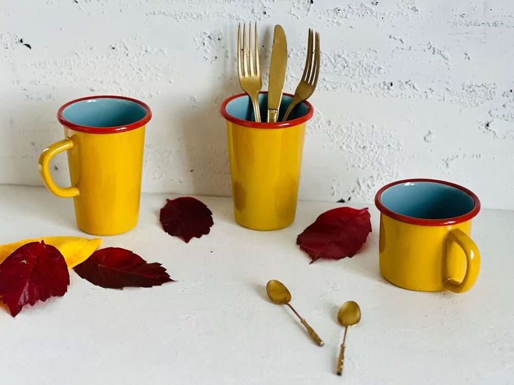 Barbecues - Mugs et verres émaillés - ELIFLE ENAMELWARE