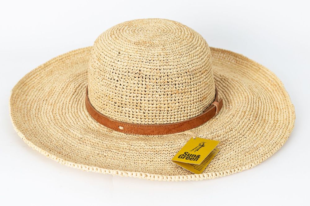 Hats - CHAPEAU NALY - SUN AND GREEN RAFFIA