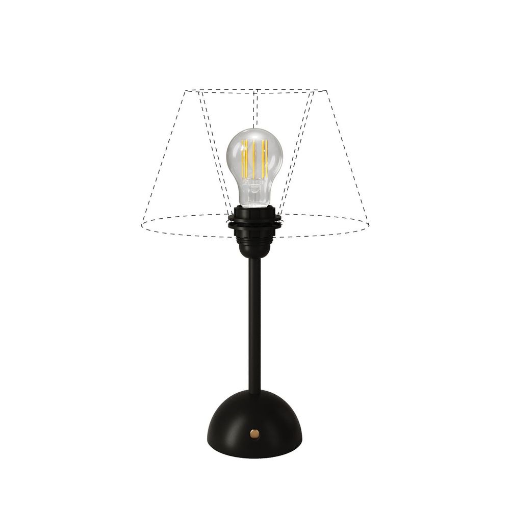 Blinds - Cabless12, portable and rechargeable lamp with drip bulb and lampshade - CREATIVE CABLES