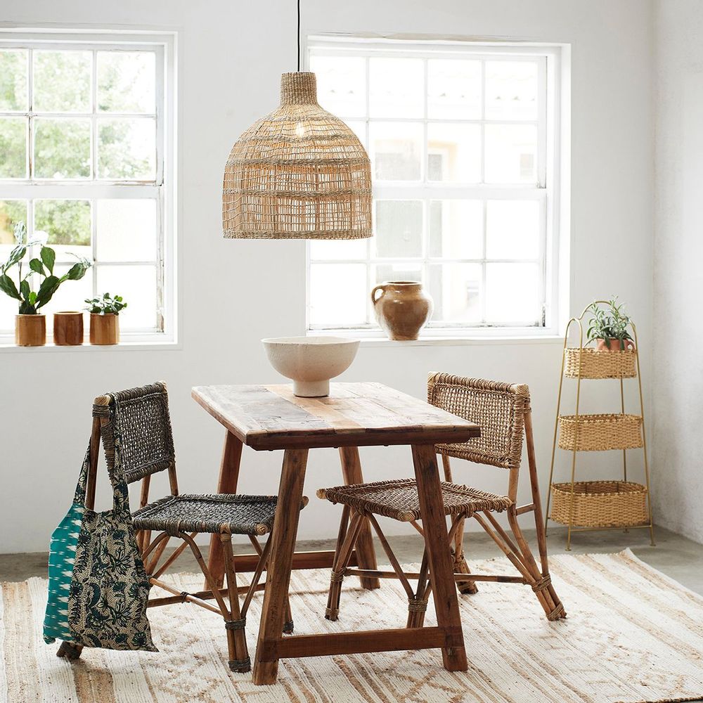 Ceiling lights - Seagrass cieling lamp - MADAM STOLTZ