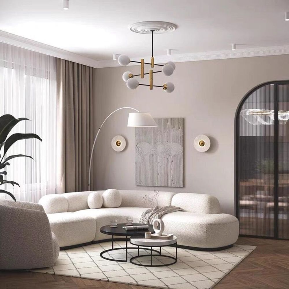 Objets personnalisables - CANAPE D'ANGLE ARRONDI - TESS - TUKASSA