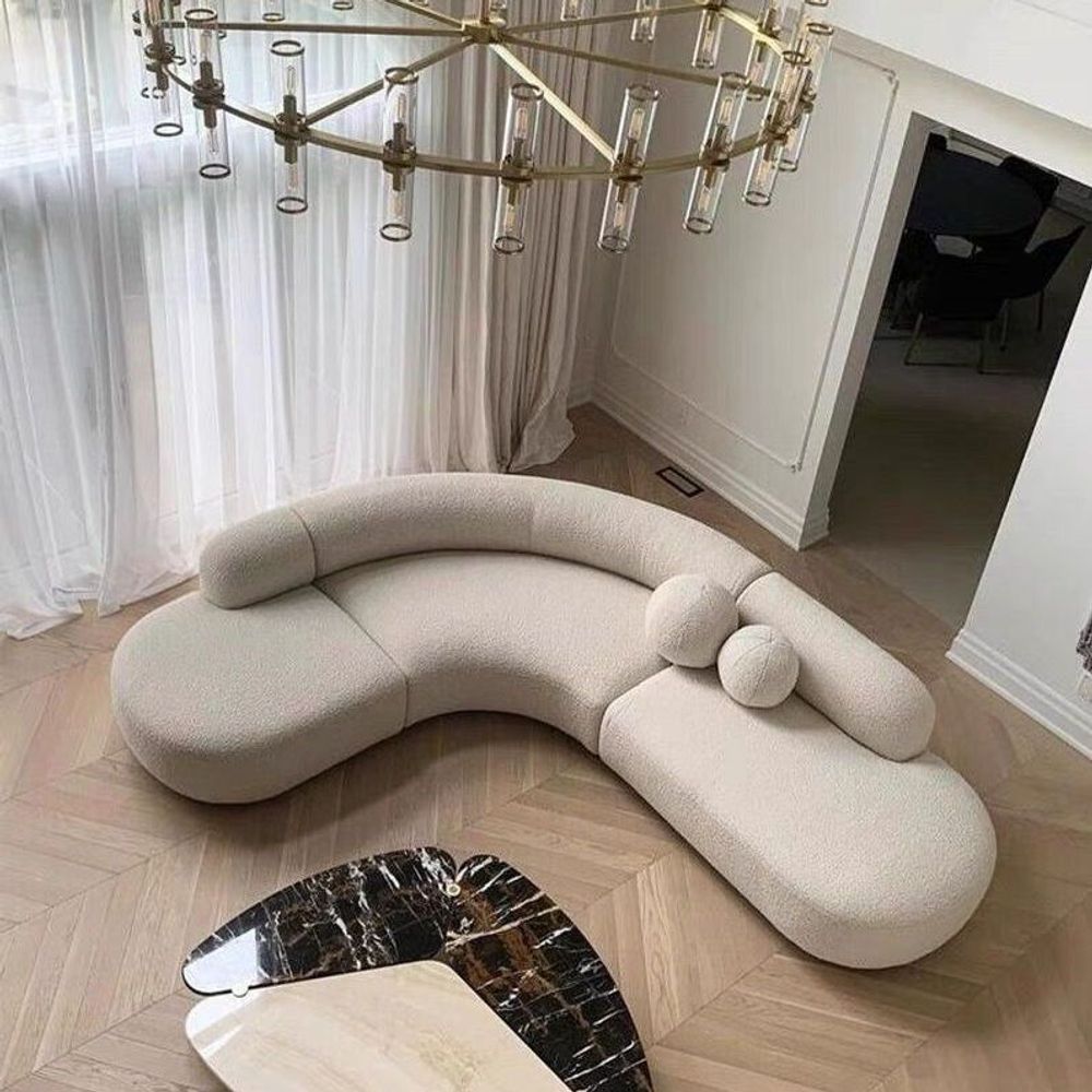 Objets personnalisables - CANAPE D'ANGLE ARRONDI - TESS - TUKASSA