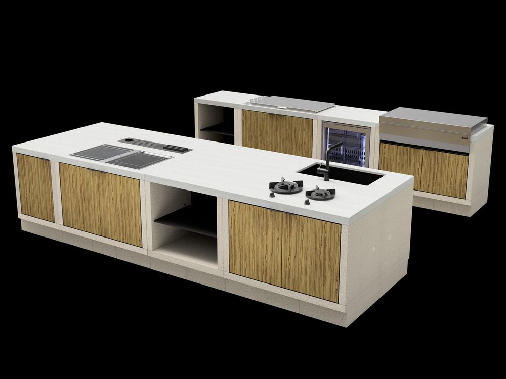 Cuisines de jardin - CUISINE EXTÉRIEURE AURUM - TUOZI BY MOVELAR