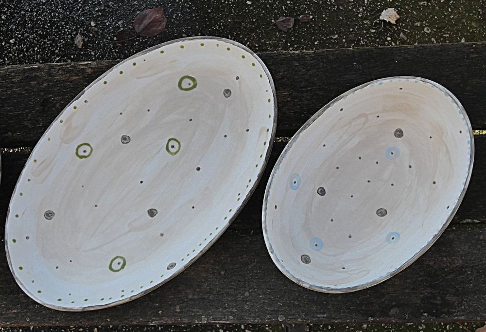 Assiettes de réception - Collection Ivory - LOU ARTECERAMICA