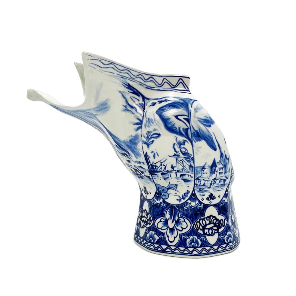 Vases - Hand-painted Blow Away Vase - Moooi x Royal Delft - ROYAL DELFT