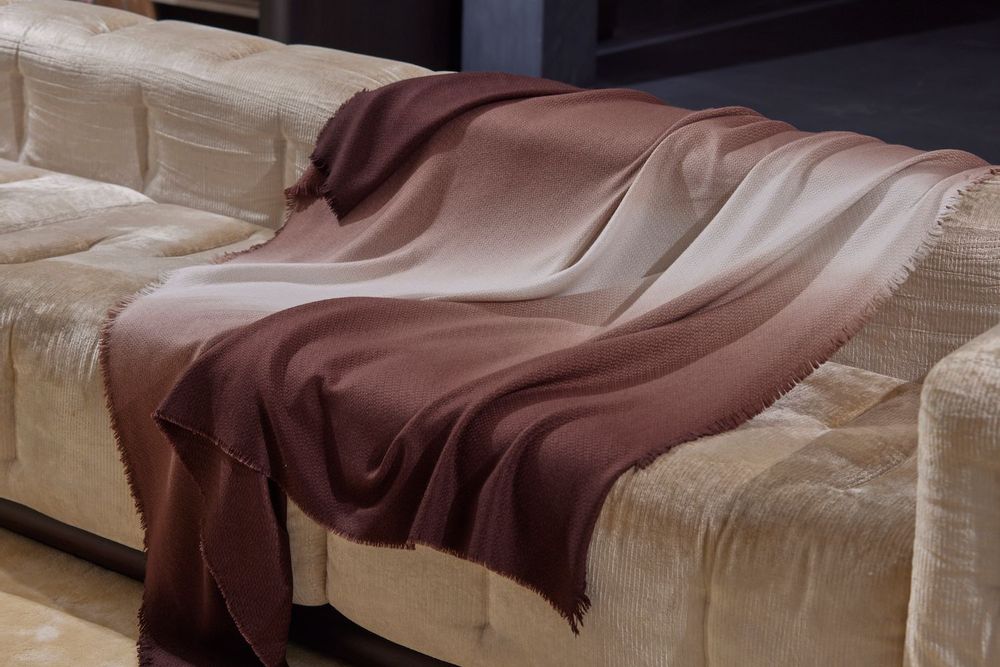 Throw blankets - Tibetan Pulu handmade cashmere blanket - SANDRIVER CASHMERE