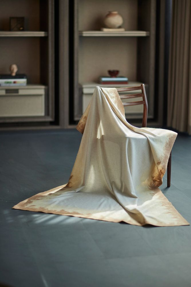 Throw blankets - Handcrafted felt blanket - SANDRIVER CASHMERE