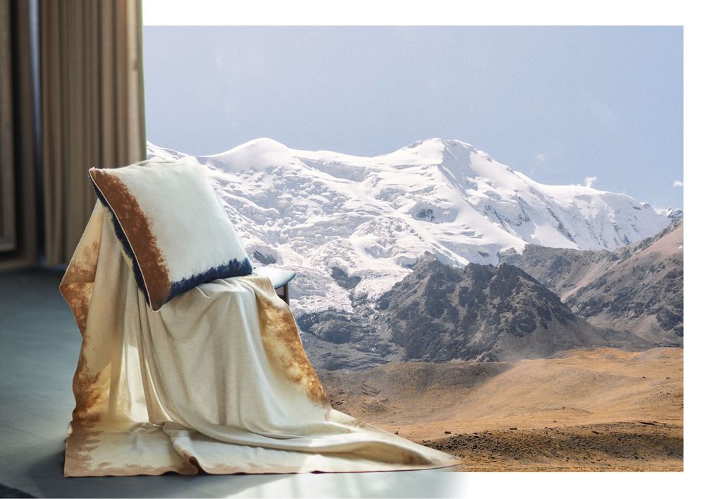 Throw blankets - Handcrafted felt blanket - SANDRIVER CASHMERE