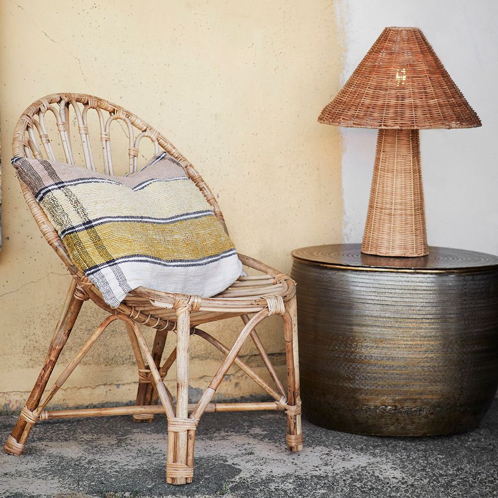 Fabric cushions - Recycled silk cushion cover - MADAM STOLTZ