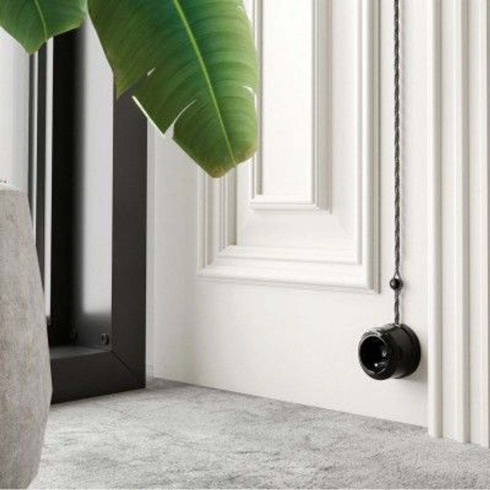 Decorative objects - Porcelain, components for exposed electrical installations - CREATIVE CABLES
