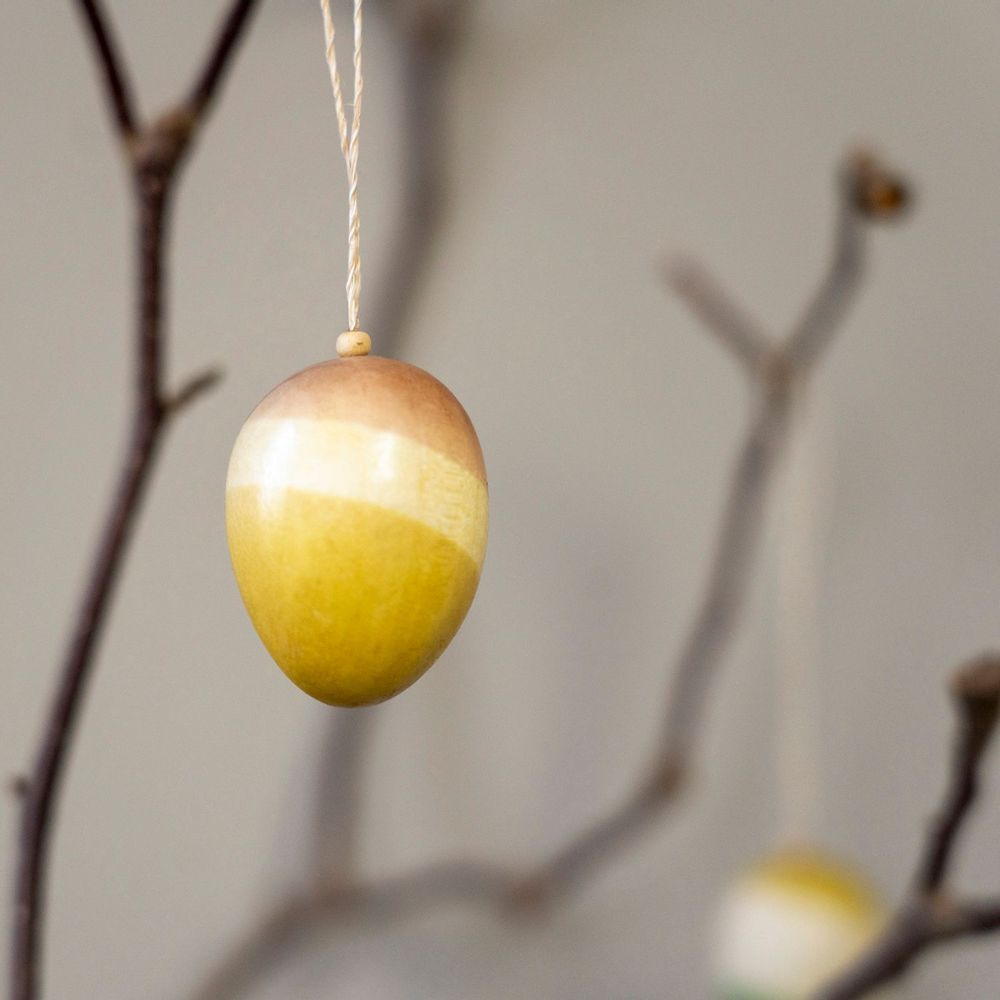 Decorative objects - Easter capiz and wood decoration - KINTA