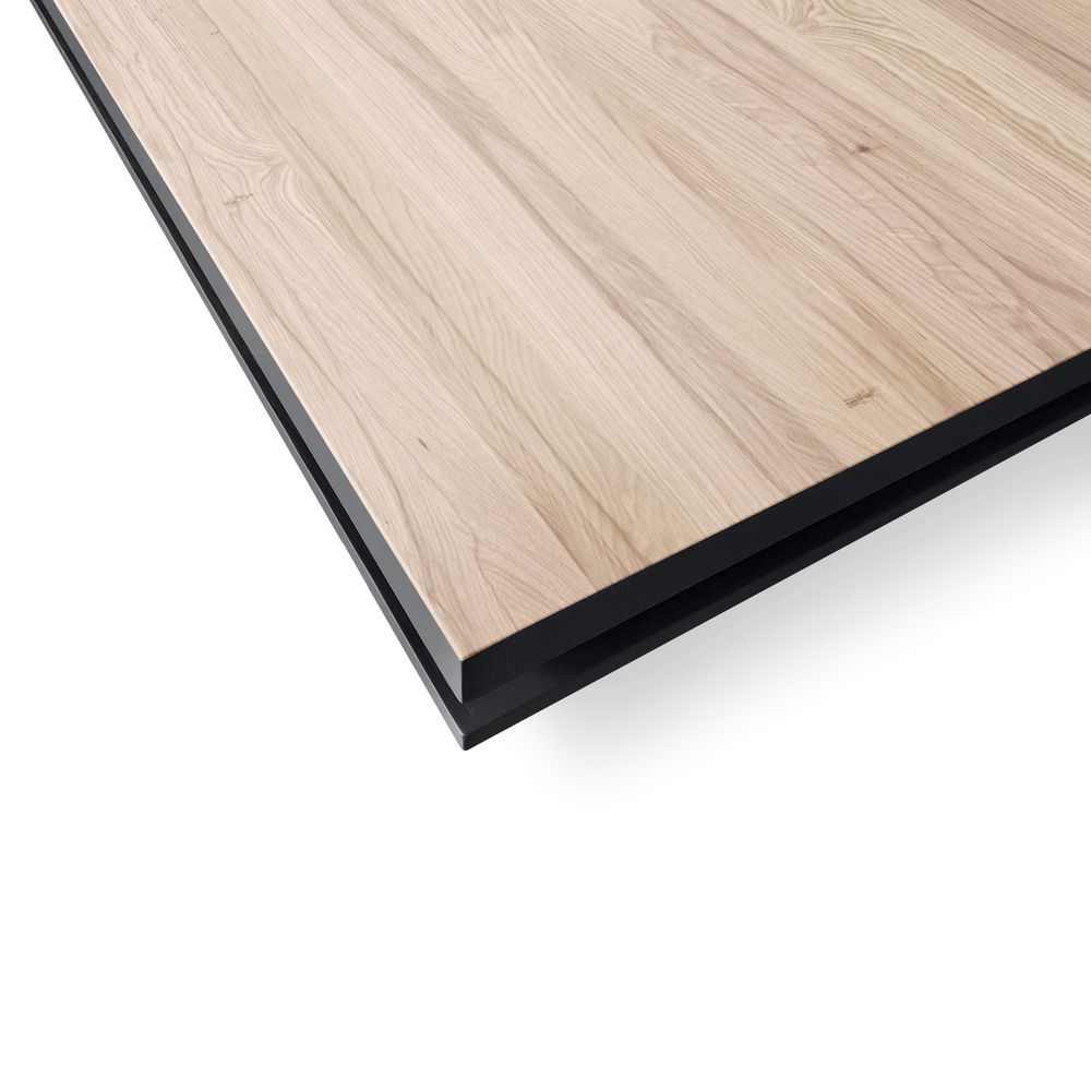 Dining Tables - Designer and extendable table in solid oak, 180 cm x 100 cm - MON PETIT MEUBLE FRANÇAIS